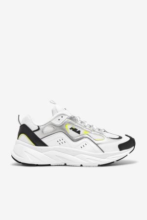 FILA Trigate Sneakers White / Black / Metal / Silver,Mens Shoes | CA.CQOZBJ974